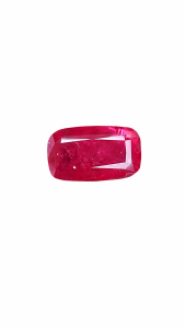 2.35 carats Ruby Cushion cut From Madagascar